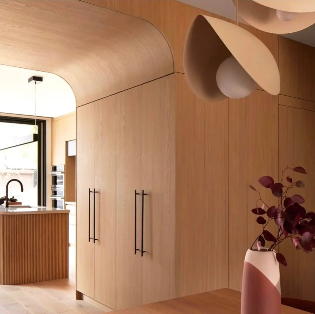 Custom oak kitchen cabinetry by Pine Kitchen Design Toronto